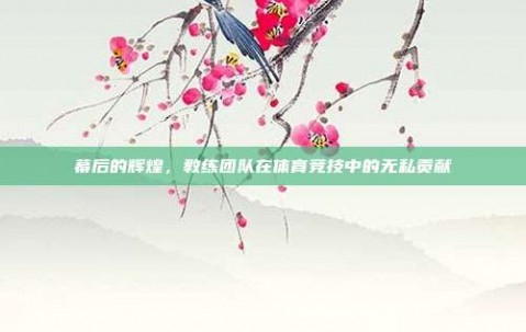 幕后的辉煌，教练团队在体育竞技中的无私贡献