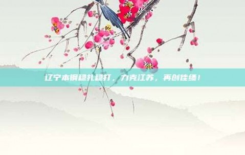 辽宁本钢稳扎稳打，力克江苏，再创佳绩！