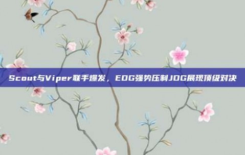 Scout与Viper联手爆发，EDG强势压制JDG展现顶级对决