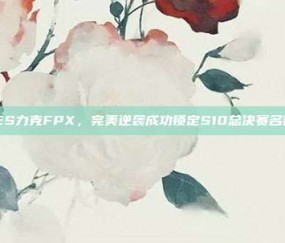 TES力克FPX，完美逆袭成功锁定S10总决赛名额！