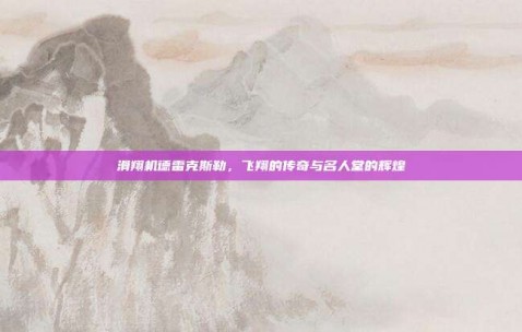 滑翔机德雷克斯勒，飞翔的传奇与名人堂的辉煌