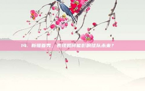 14. 新援首秀，表现如何能影响球队未来？👟